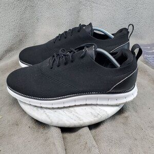 Svnke Shoes Mens EU 44 US 10.5 Black Textile Fashion Sneakers